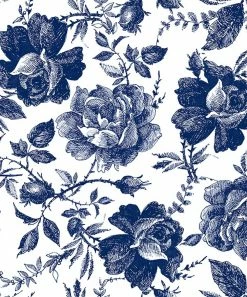 Discount 👏 Millie Loves Lily Cobalt & Toile Navy Floral Ruffle-Sleeve Sweatshirt & Leggings - 👧 Girls For Kids 🎉 -Little Millie-shop zu98214171 alt 2 tm1628026096