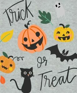 Cheap 🛒 Millie Loves Lily Heather Gray 'Trick Or Treat' Ruffle Long-Sleeve Hi-Low Top - Toddler For Kids 👍 -Little Millie-shop zu98223425 alt 2 tm1628027391