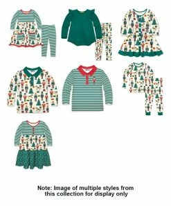 Promo 🌟 Millie Loves Lily Cream & Ivy Green 🎁 Christmas Dreams Tiered Shift 👗 Dress - 👧 Girls For Kids 🔔 -Little Millie-shop zu98380975 alt 3 tm1628716971