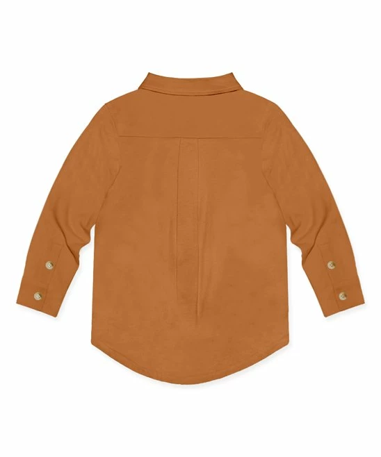 Flash Sale π Millie & Maxx Rust Long-Sleeve Button-Up - Boys For Kids π 2 Flash Sale π Millie & Maxx Rust Long-Sleeve Button-Up - Boys For Kids π - Image 2