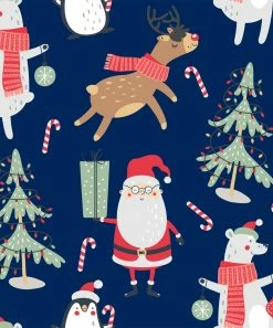 Buy 👍 Millie Loves Lily Navy Woodland 🎄 Christmas Long-Sleeve A-Line 👗 Dress - 👧 Girls For Kids 🎁 -Little Millie-shop zu98388459 alt 2 tm1628717684