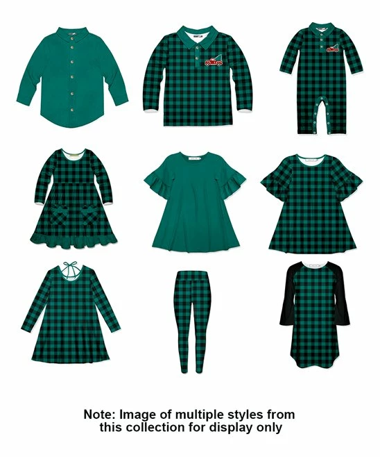 Top 10 β€οΈ Millie Loves Lily Ivy Green Buffalo Check Pocket Long-Sleeve A-Line π Dress - Toddler For Kids π 3 Top 10 β€οΈ Millie Loves Lily Ivy Green Buffalo Check Pocket Long-Sleeve A-Line π Dress - Toddler For Kids π - Image 3