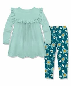 Coupon β¨ Millie Loves Lily Mint Ruffle Long-Sleeve Tunic & Teal Fall Daisy Leggings - Infant, Toddler & π§ Girls For Kids β 5 Coupon β¨ Millie Loves Lily Mint Ruffle Long-Sleeve Tunic & Teal Fall Daisy Leggings - Infant, Toddler & π§ Girls For Kids β -Little Millie-shop zu98459108 alt 2 tm1628599923