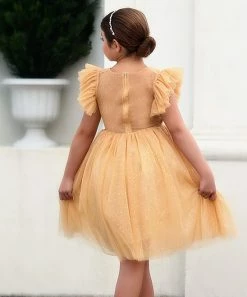 Promo β Trish Scully Child Sparkling Champagne Angel-Sleeve Milly A-Line π Dress - Toddler & π§ Girls For Kids π 5 Promo β Trish Scully Child Sparkling Champagne Angel-Sleeve Milly A-Line π Dress - Toddler & π§ Girls For Kids π -Little Millie-shop zu98493216 alt 2 tm1630108993