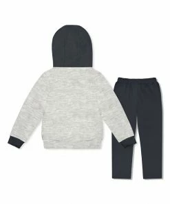 Cheap 🥰 Millie & Maxx Heather Gray Construction Truck Hoodie & Charcoal Pants- - Infant, Toddler & Boys For Kids 🎁 -Little Millie-shop zu98653895 alt 3 tm1629137486