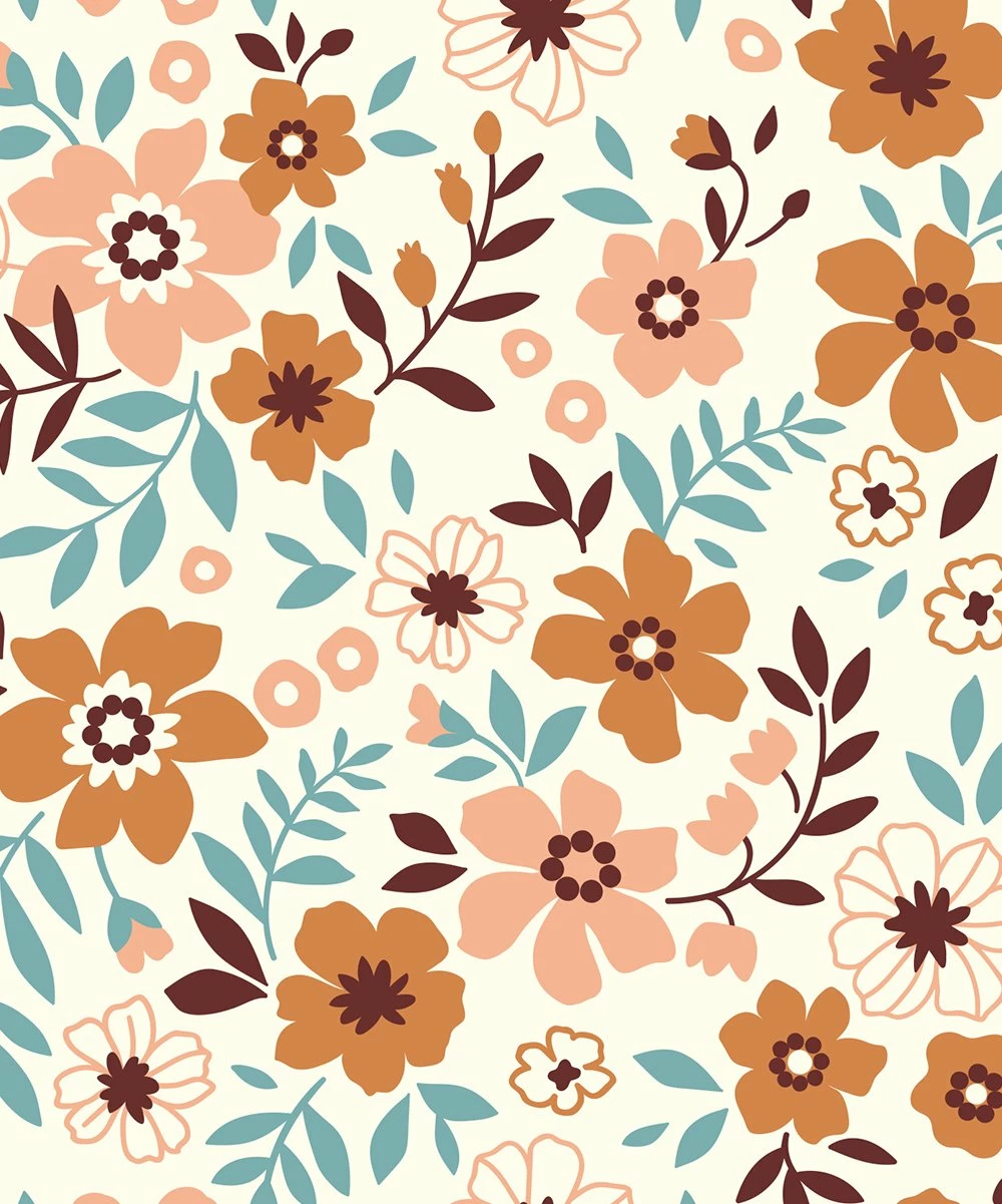 Brand new βοΈ Millie Loves Lily Cream & Rust Hazel Floral Stripe Ruffle Button-Skirt A-Line π Dress - Toddler & π§ Girls For Kids β 2 Brand new βοΈ Millie Loves Lily Cream & Rust Hazel Floral Stripe Ruffle Button-Skirt A-Line π Dress - Toddler & π§ Girls For Kids β - Image 2