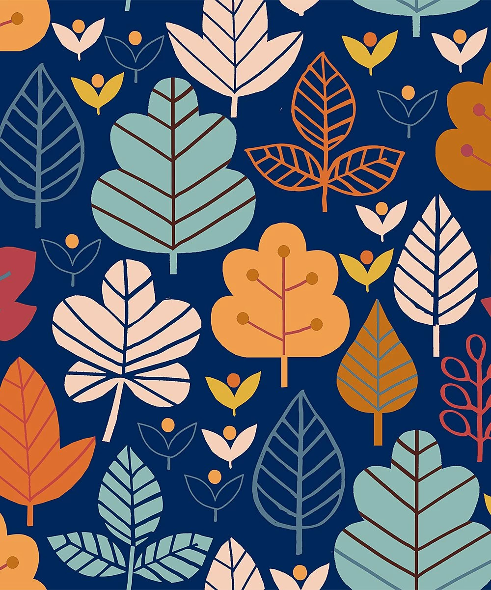 Cheap π₯ Little Millie Navy Ruffle-Accent π Dress & Harvest Leaves Leggings - Infant For Kids β 2 Cheap π₯ Little Millie Navy Ruffle-Accent π Dress & Harvest Leaves Leggings - Infant For Kids β - Image 2