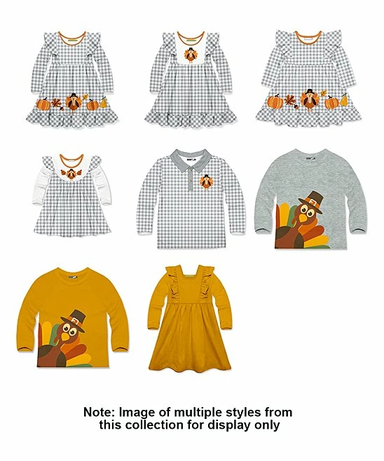 New π€© Millie & Maxx Marigold Turkey Crewneck Sweatshirt - Toddler For Kids β€οΈ 2 New π€© Millie & Maxx Marigold Turkey Crewneck Sweatshirt - Toddler For Kids β€οΈ - Image 2