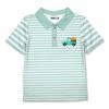Wholesale 😍 Millie & Maxx Mint Stripe Pumpkin & Truck Polo - Infant, Toddler & Boys For Kids 🔥