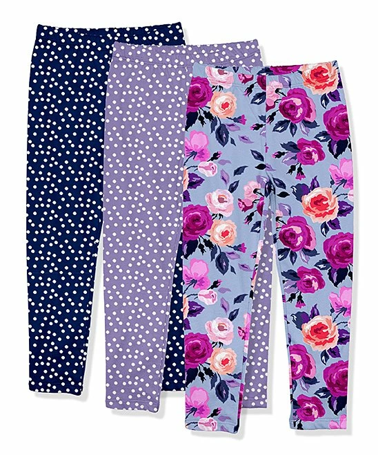 Outlet π― Millie Loves Lily Periwinkle Rose Legging Set - π§ Girls For Kids βοΈ 1 Outlet π― Millie Loves Lily Periwinkle Rose Legging Set - π§ Girls For Kids βοΈ