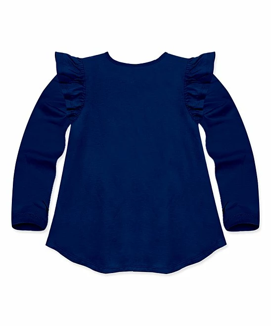 Best Pirce π₯° Millie Loves Lily Navy & Red Nutcracker Ruffle Long-Sleeve Hi-Low Top - π§ Girls For Kids β€οΈ 3 Best Pirce π₯° Millie Loves Lily Navy & Red Nutcracker Ruffle Long-Sleeve Hi-Low Top - π§ Girls For Kids β€οΈ - Image 3
