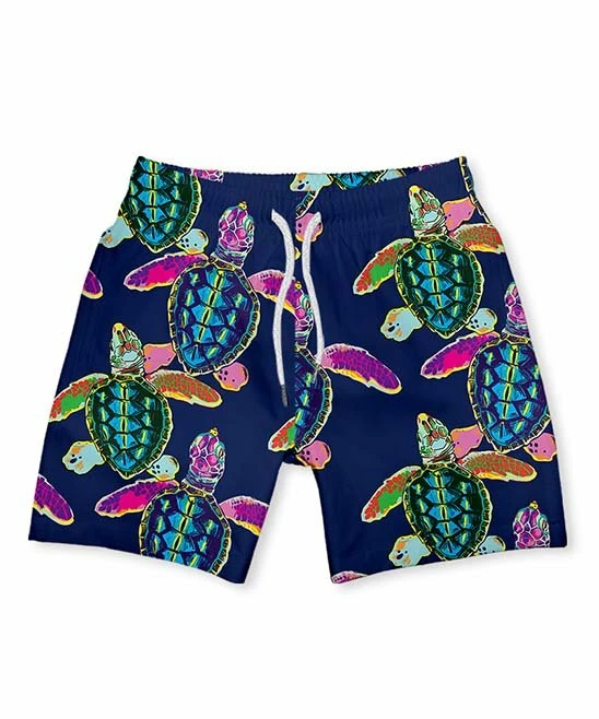 Buy π Millie & Maxx Navy Water Turtle Swim Trunks - Infant, Toddler & Boys For Kids π 1 Buy π Millie & Maxx Navy Water Turtle Swim Trunks - Infant, Toddler & Boys For Kids π