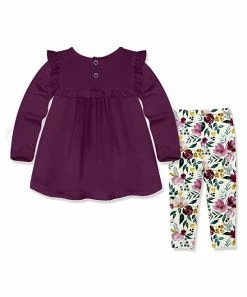 Buy π Little Millie Plum Ruffle-Accent Babydoll π Dress & Cream Fall Petals Leggings - Infant & Toddler For Kids 𧨠5 Buy π Little Millie Plum Ruffle-Accent Babydoll π Dress & Cream Fall Petals Leggings - Infant & Toddler For Kids 𧨠-Little Millie-shop zu100000562 alt 2 tm1632839754