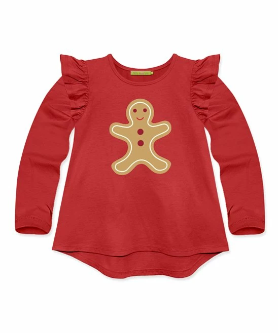 Best reviews of π Simply Millie By Millie Loves Lily Red Gingerbread Ruffle Long-Sleeve Hi-Low Tee - π§ Girls For Baby & Maternity π 1 Best reviews of π Simply Millie By Millie Loves Lily Red Gingerbread Ruffle Long-Sleeve Hi-Low Tee - π§ Girls For Baby & Maternity π