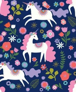 Budget 👏 Millie Loves Lily Navy Button-Accent A-Line 👗 Dress & Navy Magic Unicorn Leggings - Infant, Toddler & 👧 Girls For Kids ⭐ -Little Millie-shop zu101029516 alt 2 tm1636045761