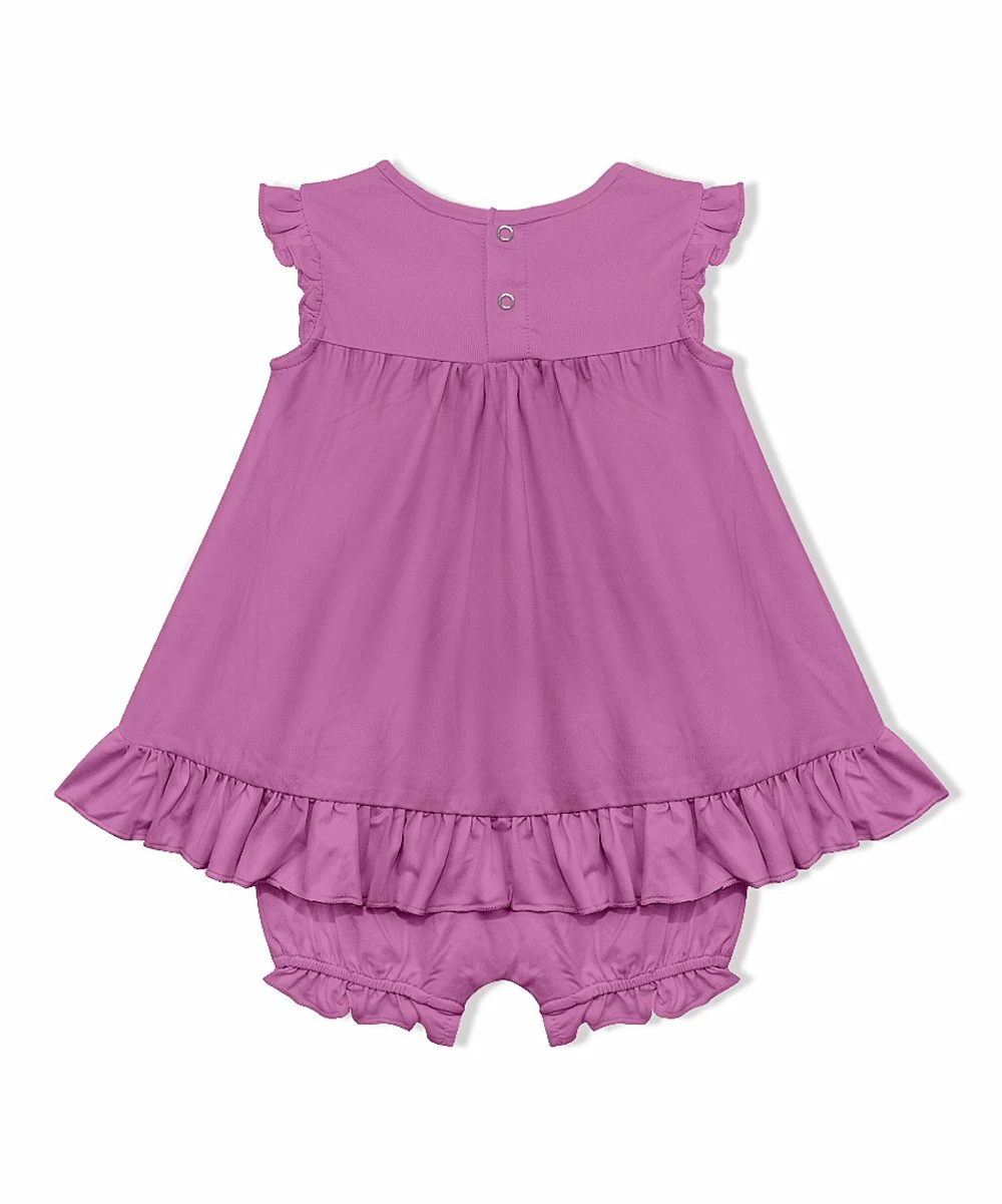 Flash Sale π― Little Millie Violet Ruffle π Skirted Bubble Bodysuit - Infant For Baby & Maternity π 2 Flash Sale π― Little Millie Violet Ruffle π Skirted Bubble Bodysuit - Infant For Baby & Maternity π - Image 2