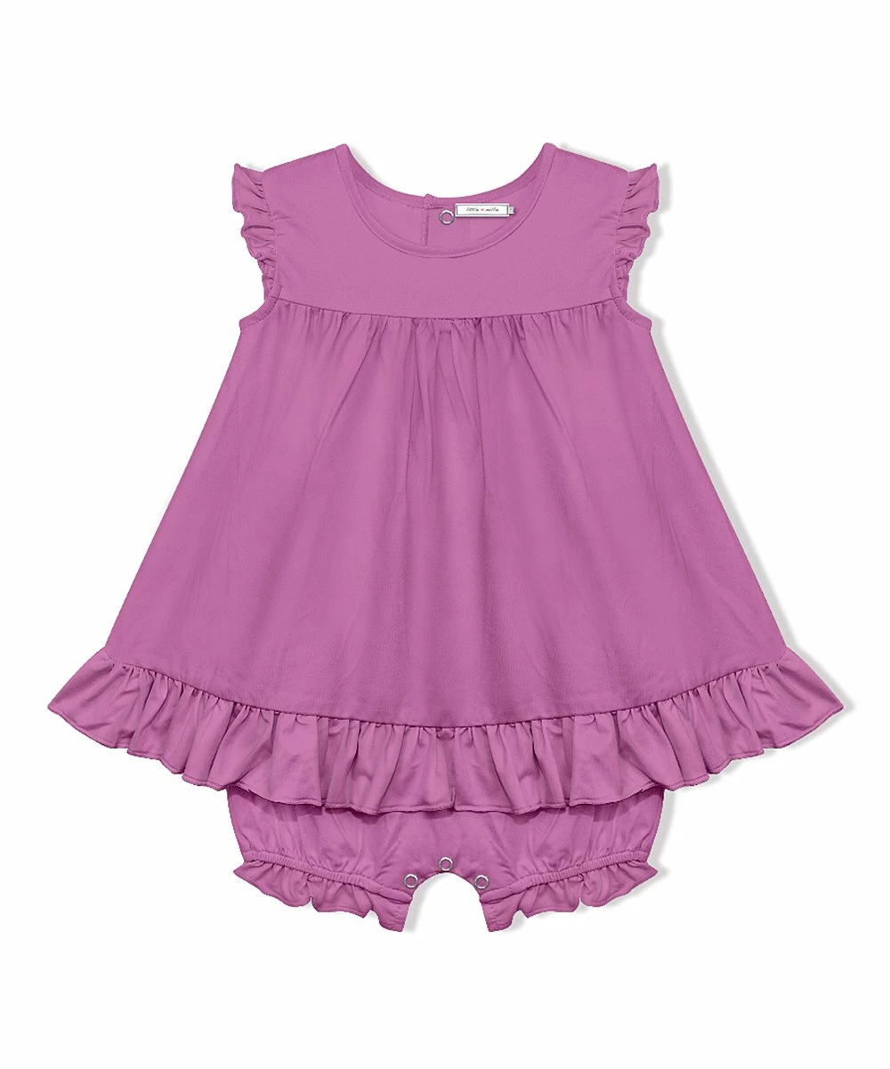 Flash Sale π― Little Millie Violet Ruffle π Skirted Bubble Bodysuit - Infant For Baby & Maternity π 1 Flash Sale π― Little Millie Violet Ruffle π Skirted Bubble Bodysuit - Infant For Baby & Maternity π