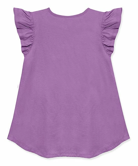Best deal π― Simply Millie By Millie Loves Lily Purple Hi-Low Angel-Sleeve Top - Toddler & π§ Girls For Kids β 2 Best deal π― Simply Millie By Millie Loves Lily Purple Hi-Low Angel-Sleeve Top - Toddler & π§ Girls For Kids β - Image 2