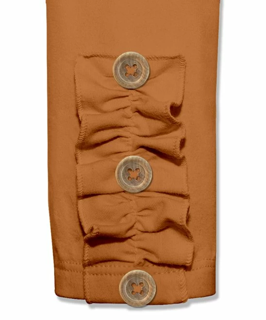 Cheapest π Simply Millie By Millie Loves Lily Rust Button-Accent Ruffle-Trim Leggings - Infant, Toddler & π§ Girls For Kids π― 2 Cheapest π Simply Millie By Millie Loves Lily Rust Button-Accent Ruffle-Trim Leggings - Infant, Toddler & π§ Girls For Kids π― - Image 2