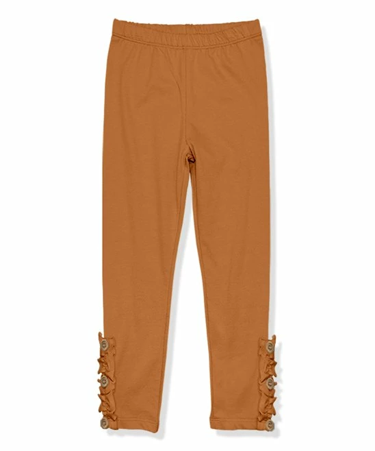 Cheapest π Simply Millie By Millie Loves Lily Rust Button-Accent Ruffle-Trim Leggings - Infant, Toddler & π§ Girls For Kids π― 1 Cheapest π Simply Millie By Millie Loves Lily Rust Button-Accent Ruffle-Trim Leggings - Infant, Toddler & π§ Girls For Kids π―