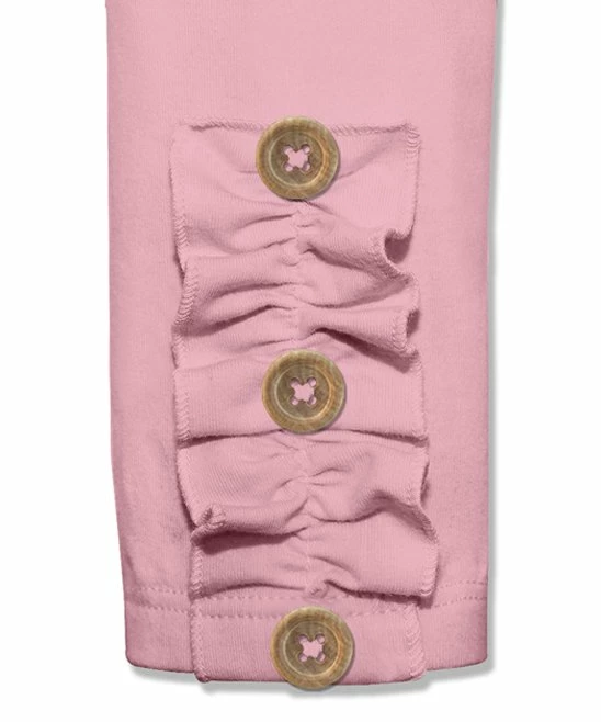 Promo π Simply Millie By Millie Loves Lily Dusty Pink Button-Accent Ruffle-Trim Leggings - Infant, Toddler & π§ Girls For Baby & Maternity π 2 Promo π Simply Millie By Millie Loves Lily Dusty Pink Button-Accent Ruffle-Trim Leggings - Infant, Toddler & π§ Girls For Baby & Maternity π - Image 2