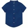 Best Pirce 💯 Millie & Maxx Navy Short-Sleeve Button-Up - Toddler & Boys For Kids 💯