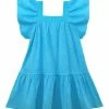 Budget 🌟 Millie Loves Lily Turquoise Angel-Sleeve Cover-Up - Toddler & 👧 Girls For Kids 👏