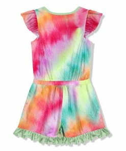 Discount π Millie Loves Lily Green & Pink βοΈ Summer Tie-Dye Ruffle-Trim Button-Front Romper - Toddler & π§ Girls For Kids π 5 Discount π Millie Loves Lily Green & Pink βοΈ Summer Tie-Dye Ruffle-Trim Button-Front Romper - Toddler & π§ Girls For Kids π -Little Millie-shop zu101533349 alt 2 tm1642525467