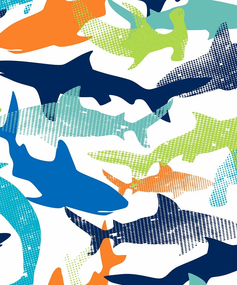 Promo π₯° Millie & Maxx Blue Sharks Short-Sleeve Rashguard Set - Toddler & Boys For Kids β 2 Promo π₯° Millie & Maxx Blue Sharks Short-Sleeve Rashguard Set - Toddler & Boys For Kids β - Image 2