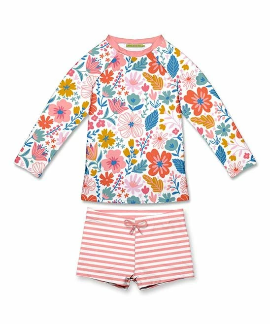 Cheap π Millie Loves Lily White Ashley Floral Long-Sleeve Rashguard Set - Infant For Baby & Maternity π― 1 Cheap π Millie Loves Lily White Ashley Floral Long-Sleeve Rashguard Set - Infant For Baby & Maternity π―