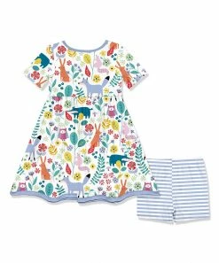 Buy β€οΈ Millie Loves Lily White Floral Woodland Pocket A-Line π Dress & Periwinkle Stripe Shorts - π§ Girls For Kids π€© 5 Buy β€οΈ Millie Loves Lily White Floral Woodland Pocket A-Line π Dress & Periwinkle Stripe Shorts - π§ Girls For Kids π€© -Little Millie-shop zu102377769 alt 2 tm1642604196