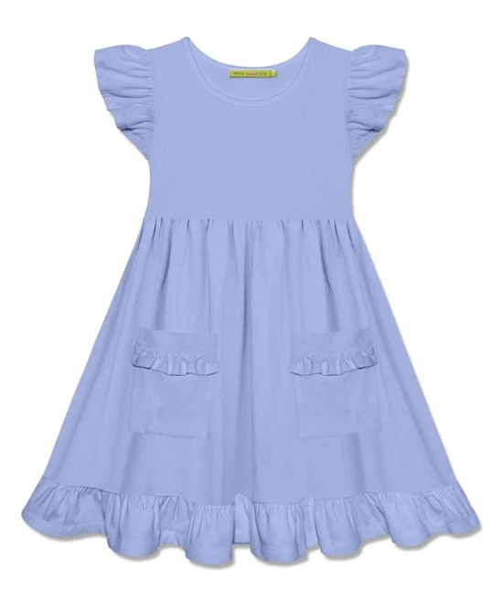 Best Sale βοΈ Simply Millie By Millie Loves Lily Periwinkle Pocket Angel-Sleeve A-Line π Dress - Infant, Toddler & π§ Girls For Kids π₯° 1 Best Sale βοΈ Simply Millie By Millie Loves Lily Periwinkle Pocket Angel-Sleeve A-Line π Dress - Infant, Toddler & π§ Girls For Kids π₯°
