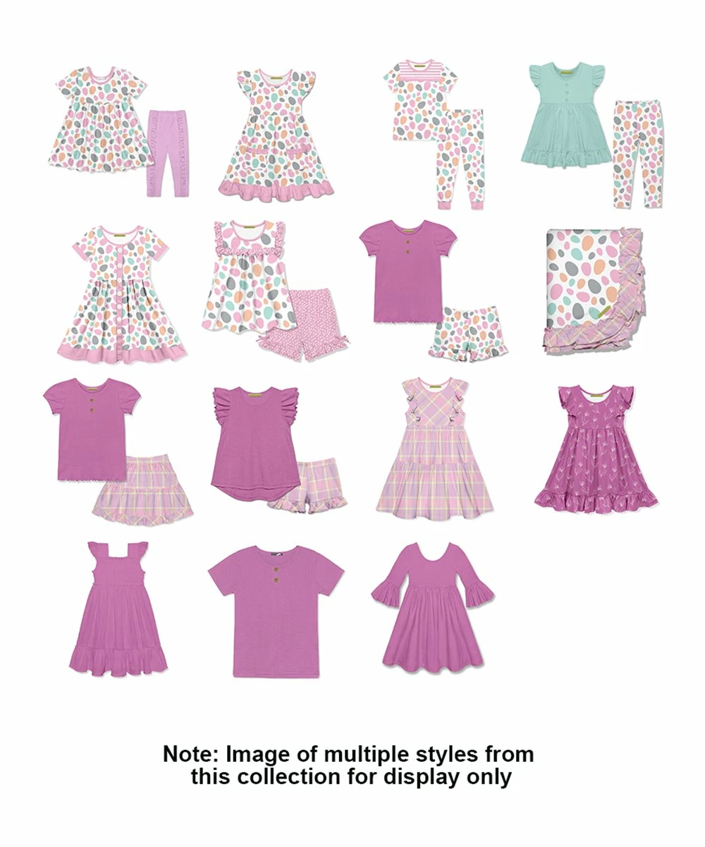 Best Sale 💯 Millie Loves Lily Violet Ruffle-Sleeve A-Line 👗 Dress - Infant, Toddler & 👧 Girls For Kids 👏 2 Best Sale 💯 Millie Loves Lily Violet Ruffle-Sleeve A-Line 👗 Dress - Infant, Toddler & 👧 Girls For Kids 👏 - Image 2