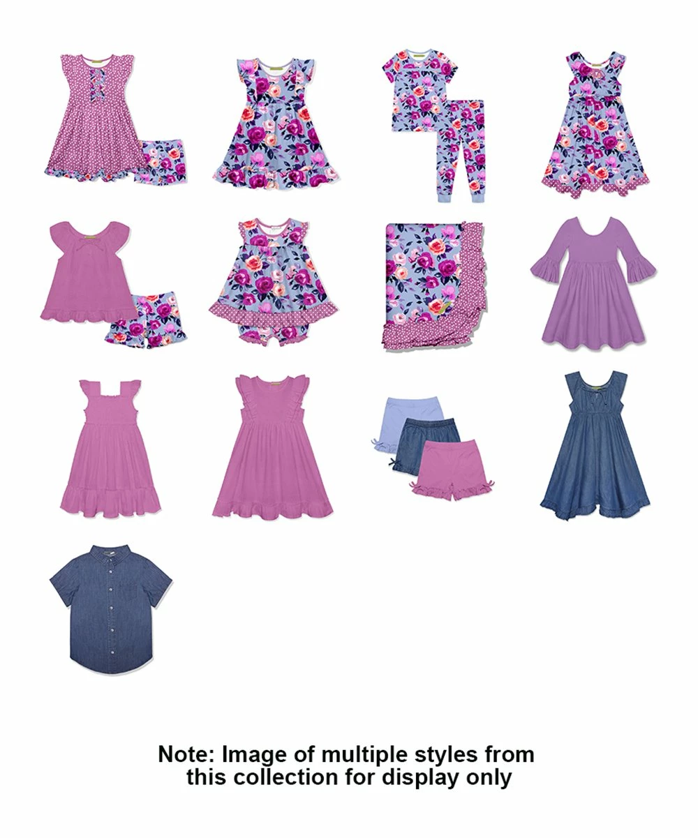 Top 10 π₯° Simply Millie By Millie Loves Lily Purple Ruffle-Sleeve A-Line π Dress - Infant, Toddler & π§ Girls For Kids π₯ 2 Top 10 π₯° Simply Millie By Millie Loves Lily Purple Ruffle-Sleeve A-Line π Dress - Infant, Toddler & π§ Girls For Kids π₯ - Image 2