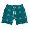 Brand new ⌛ Millie & Maxx Dark Teal Millie Turtle Swim Trunks - Boys For Kids 🤩