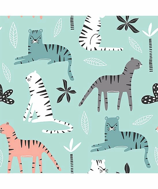 Buy π Little Millie Mint Jungle Tiger π Skirted Angel-Sleeve Bubble Bodysuit - Infant For Baby & Maternity π 2 Buy π Little Millie Mint Jungle Tiger π Skirted Angel-Sleeve Bubble Bodysuit - Infant For Baby & Maternity π - Image 2