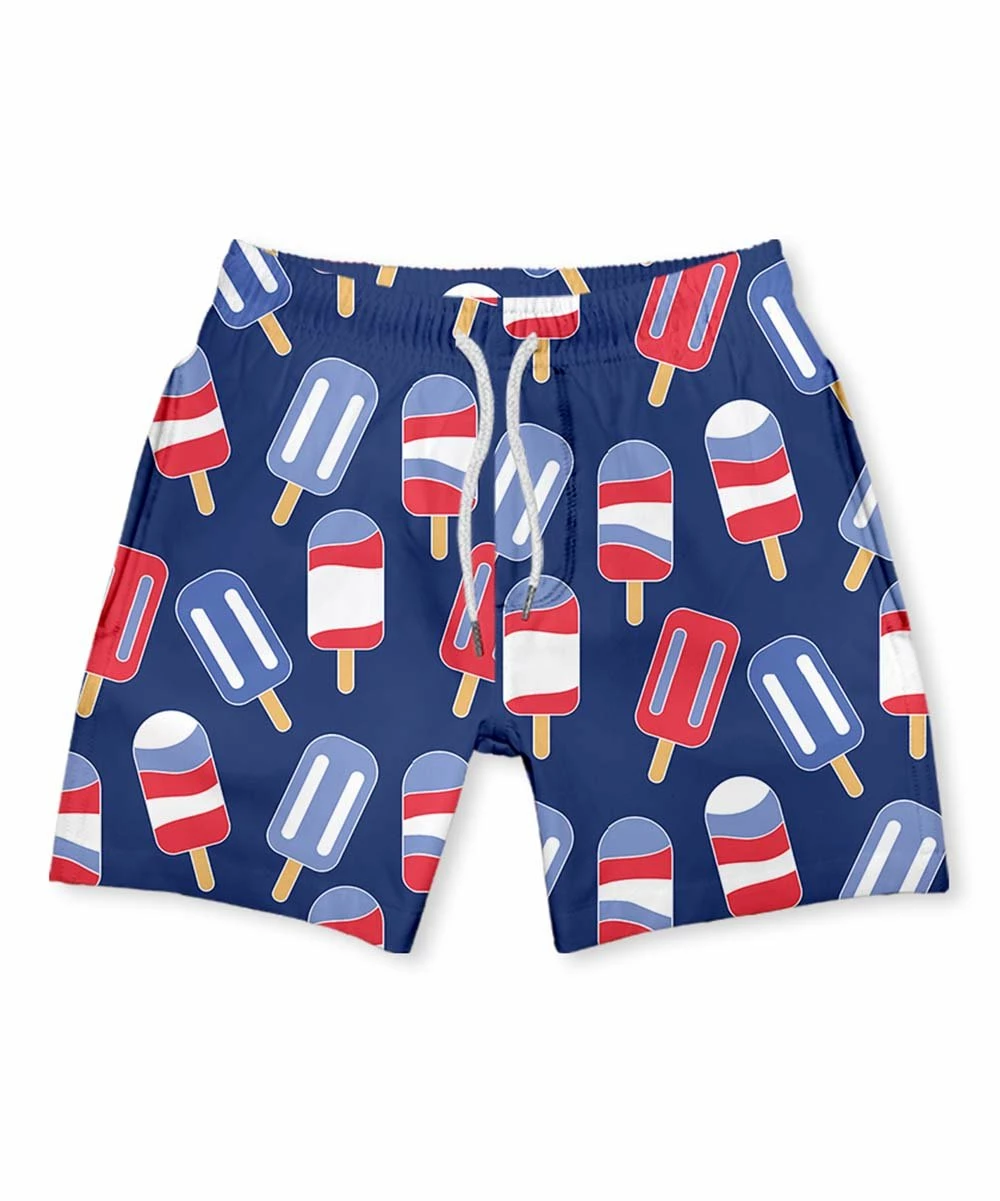 Promo β¨ Millie & Maxx Navy & Red Ice Pops Swim Trunks - Infant, Toddler & Boys For Kids π 2 Promo β¨ Millie & Maxx Navy & Red Ice Pops Swim Trunks - Infant, Toddler & Boys For Kids π - Image 2