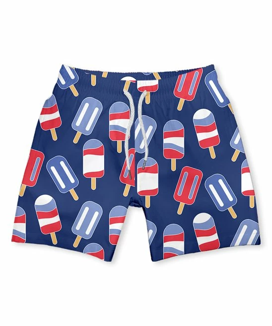 Promo β¨ Millie & Maxx Navy & Red Ice Pops Swim Trunks - Infant, Toddler & Boys For Kids π 1 Promo β¨ Millie & Maxx Navy & Red Ice Pops Swim Trunks - Infant, Toddler & Boys For Kids π