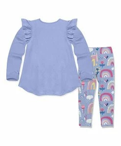 Outlet π Millie Loves Lily Periwinkle Rainbow Angel-Sleeve Hi-Low Top & Leggings - Toddler & π§ Girls For Kids π 7 Outlet π Millie Loves Lily Periwinkle Rainbow Angel-Sleeve Hi-Low Top & Leggings - Toddler & π§ Girls For Kids π -Little Millie-shop zu103399483 alt 3 tm1652214029