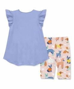 Outlet π Millie Loves Lily Periwinkle Angel-Sleeve Hi-Low Top & Pink π Dog Park Bike Shorts - Toddler & π§ Girls For Kids π 5 Outlet π Millie Loves Lily Periwinkle Angel-Sleeve Hi-Low Top & Pink π Dog Park Bike Shorts - Toddler & π§ Girls For Kids π -Little Millie-shop zu103407281 alt 2 tm1650635220