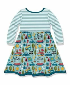 Hot Sale βοΈ Millie Loves Lily Light Turquoise Camping Pocket A-Line π Dress - Toddler & π§ Girls For Kids π 5 Hot Sale βοΈ Millie Loves Lily Light Turquoise Camping Pocket A-Line π Dress - Toddler & π§ Girls For Kids π -Little Millie-shop zu103407287 alt 2 tm1652214029
