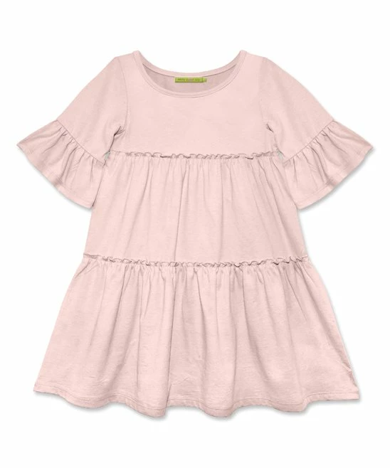 Buy π Simply Millie By Millie Loves Lily Light Pink Trumpet-Sleeve Tiered A-Line π Dress - Infant, Toddler & π§ Girls For Kids π― 1 Buy π Simply Millie By Millie Loves Lily Light Pink Trumpet-Sleeve Tiered A-Line π Dress - Infant, Toddler & π§ Girls For Kids π―