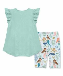 Cheapest β Millie Loves Lily Mint Angel-Sleeve Hi-Low Top & Coral Reef Mermaid Bike Shorts - Infant, Toddler & π§ Girls For Kids π 5 Cheapest β Millie Loves Lily Mint Angel-Sleeve Hi-Low Top & Coral Reef Mermaid Bike Shorts - Infant, Toddler & π§ Girls For Kids π -Little Millie-shop zu103632365 alt 2 tm1648146776
