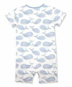 Buy π Little Millie White & Blue Whale Short-Sleeve Romper - Infant & Toddler For Baby & Maternity 𧨠5 Buy π Little Millie White & Blue Whale Short-Sleeve Romper - Infant & Toddler For Baby & Maternity 𧨠-Little Millie-shop zu103781339 alt 2 tm1648572217