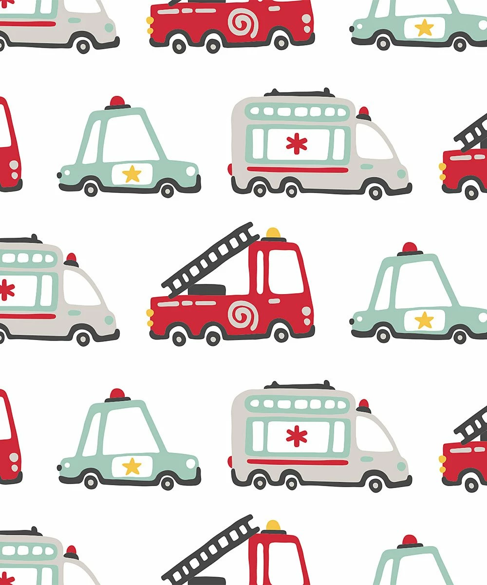 Coupon π₯ Little Millie White & Red Helper Vehicles Ruffle-Accent π Dress & Diaper Cover - Infant & Toddler For Kids π₯° 2 Coupon π₯ Little Millie White & Red Helper Vehicles Ruffle-Accent π Dress & Diaper Cover - Infant & Toddler For Kids π₯° - Image 2