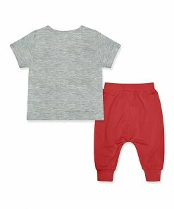 Brand new β€οΈ Little Millie Heather Gray & Red Helper Vehicles Button-Snap Tee & Joggers - Infant For Baby & Maternity π₯ 5 Brand new β€οΈ Little Millie Heather Gray & Red Helper Vehicles Button-Snap Tee & Joggers - Infant For Baby & Maternity π₯ -Little Millie-shop zu103786653 alt 2 tm1648572217