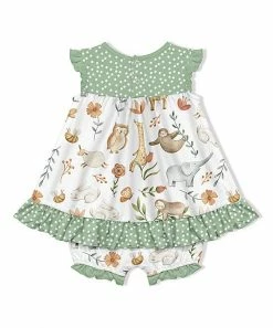 Deals π Little Millie White & Green Safari π Skirted Bubble Bodysuit - Infant For Baby & Maternity π 5 Deals π Little Millie White & Green Safari π Skirted Bubble Bodysuit - Infant For Baby & Maternity π -Little Millie-shop zu103786658 alt 2 tm1649169505