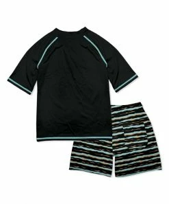 Best Pirce β€οΈ Millie & Maxx Midnight & Mint Sea Turtle Stripe Short-Sleeve Rashguard Set - Infant, Toddler & Boys For Kids 𧨠5 Best Pirce β€οΈ Millie & Maxx Midnight & Mint Sea Turtle Stripe Short-Sleeve Rashguard Set - Infant, Toddler & Boys For Kids 𧨠-Little Millie-shop zu104432157 alt 2 tm1650466993