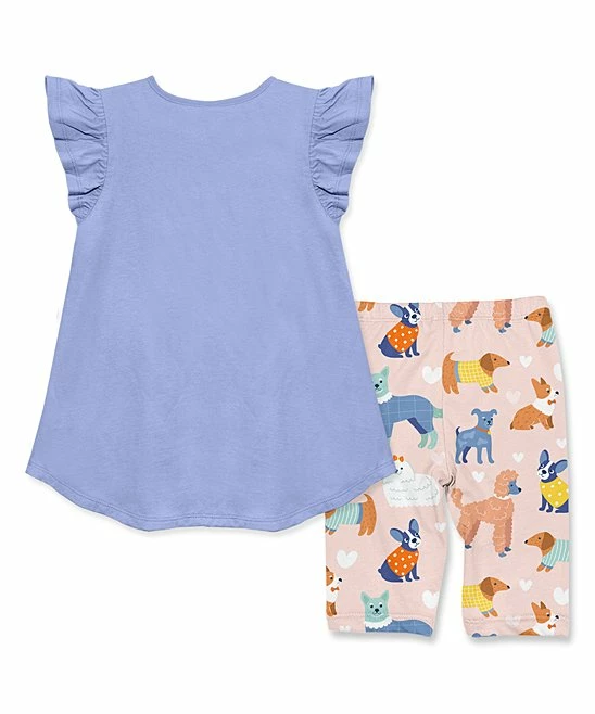 Best reviews of 😀 Millie Loves Lily Periwinkle Angel-Sleeve Hi-Low Top & Pink 🦮 Dog Park Bike Shorts - Infant, Toddler & 👧 Girls For Kids 🎁 3 Best reviews of 😀 Millie Loves Lily Periwinkle Angel-Sleeve Hi-Low Top & Pink 🦮 Dog Park Bike Shorts - Infant, Toddler & 👧 Girls For Kids 🎁 - Image 3