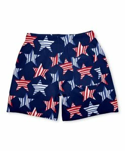 Cheapest 🔔 Millie & Maxx Navy & Red Stripe Stars Swim Trunks - Toddler & Boys For Kids 🧨 -Little Millie-shop zu105043666 alt 2 tm1651442131
